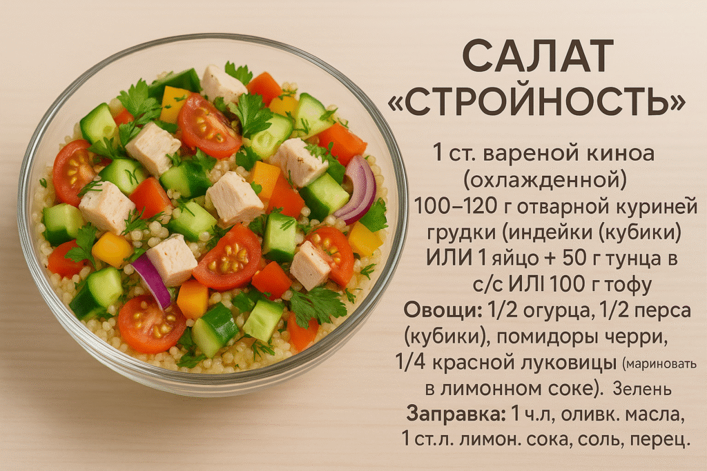 Салат стройность с Киноа